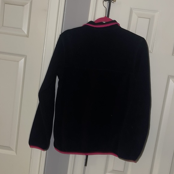 Black and pink fleece snap-t Patagonia - Picture 7 of 8
